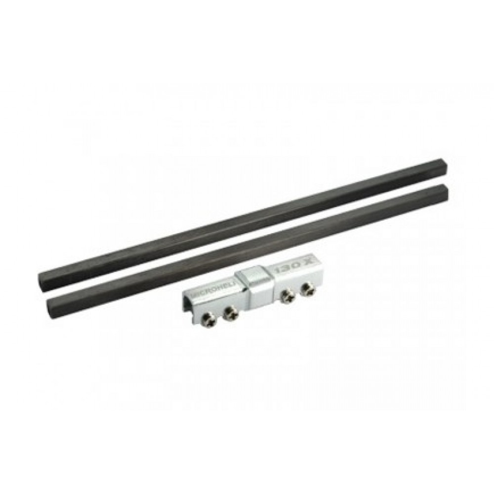 Aluminum 3rd Bearing Tail Drive Shaft Support (for MH Tail Boom combo)