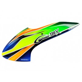 Airbrush Fiberglass Green Poison Goblin Canopy - BLADE 130X