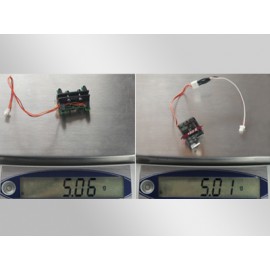 Aluminum DS35 Tail Servo Mount w/ Cable (RED) - BLADE 130X