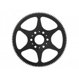 CNC Delrin Main Gear (BLACK) (for MH-130X067/069/X)