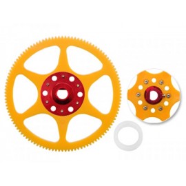 Aluminum Main Gear Hub (RED) (for MH-130X169/X)