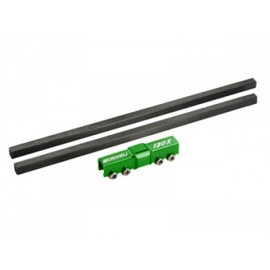 Aluminum 3rd Bearing Tail Drive Shaft Support (GREEN) (for MH Tail Boom combo)