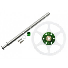 Aluminum Auto-Rotation Hub (GREEN) (for MH-130X367/X)