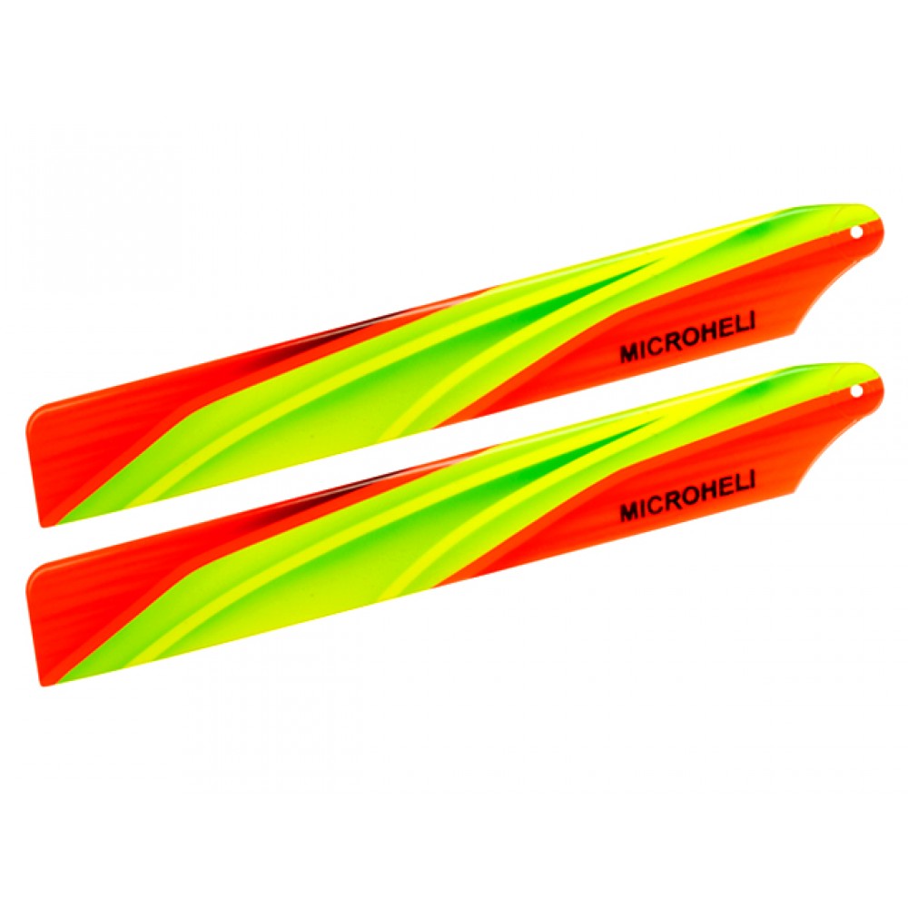 Plastic Green Straight Main Blade 135mm - BLADE 130X