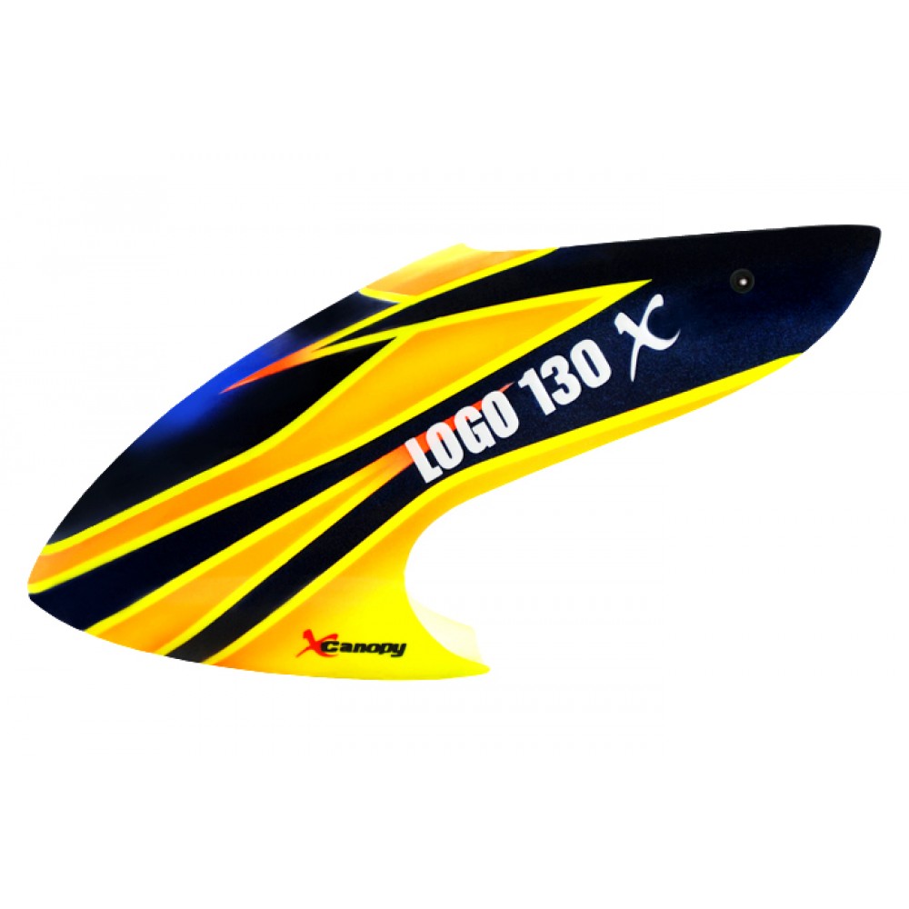 XCanopy Airbrush Fiberglass Warrior Canopy - BLADE 130X
