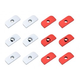 Aluminum Servo Tab Support set (WHITE/RED) - BLADE 180 CFX