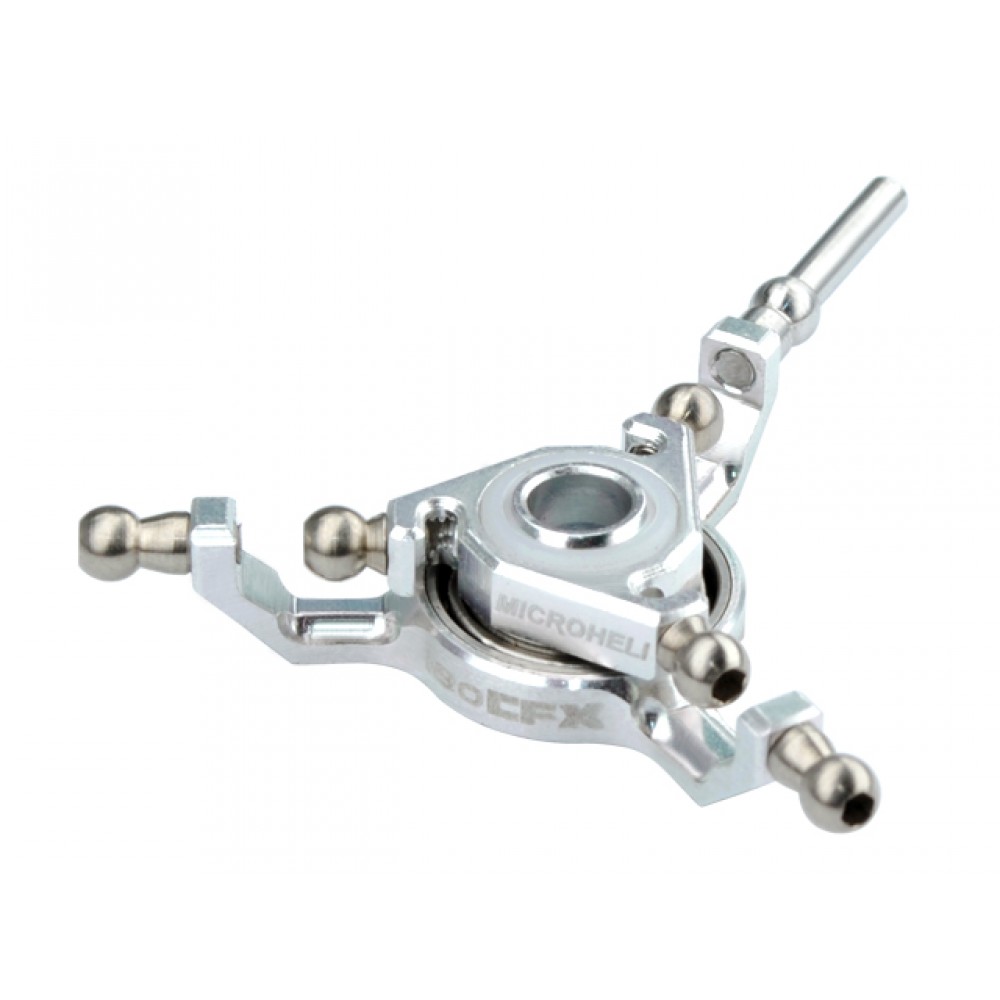 CNC Titanium Tri-Blade Swashplate (for MH Triple Blade series and Blade Trio 180 CFX stock)