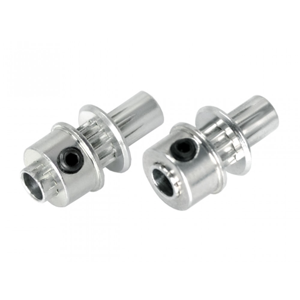 AL Main/Tail Drive Pulley set (for MH Pulley/Timing Belt Conversion series)