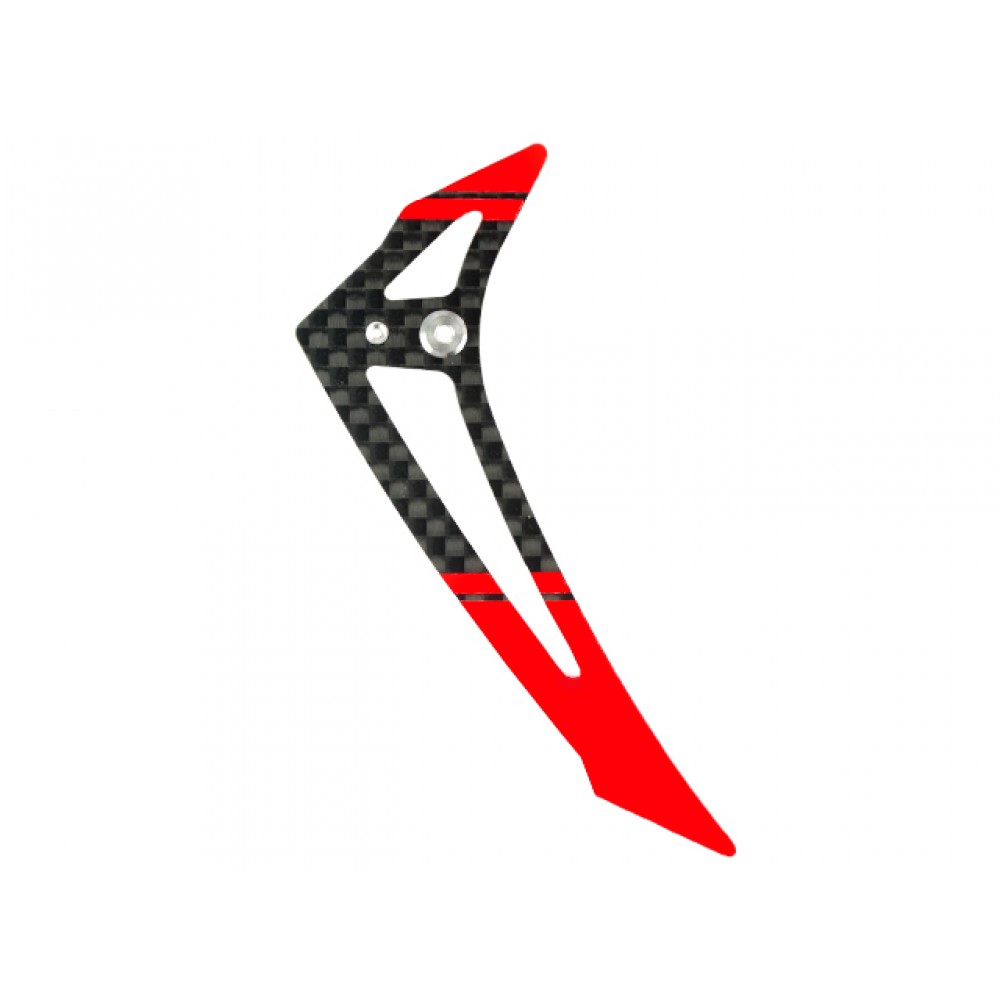 Carbon Fiber Vertical Fin (RED) - BLADE 180 CFX