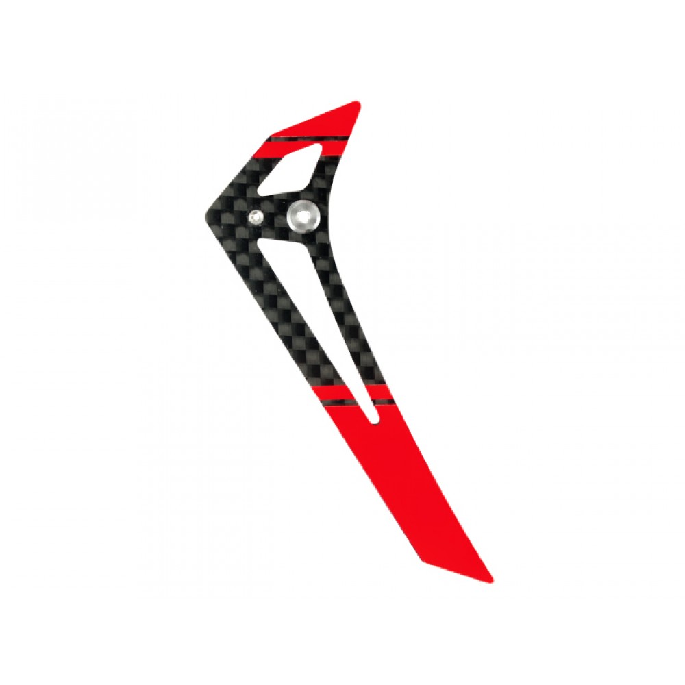 Carbon Fiber Vertical Fin (RED) - BLADE 180 CFX