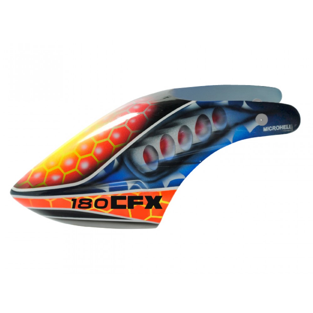 Airbrush Fiberglass Jet Turbine Canopy - BLADE 180 CFX