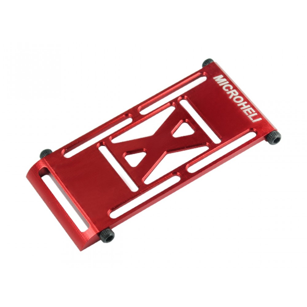 7075 Aluminum Battery Tray (RED) - BLADE 180 CFX / FUSION 180 / 150 S / Smart