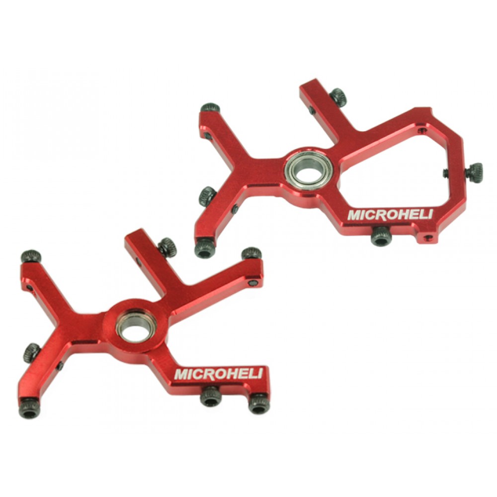 7075 Aluminum Main Shaft Bearing Block (RED) - BLADE 180 CFX / FUSION 180 / 150 S / Smart