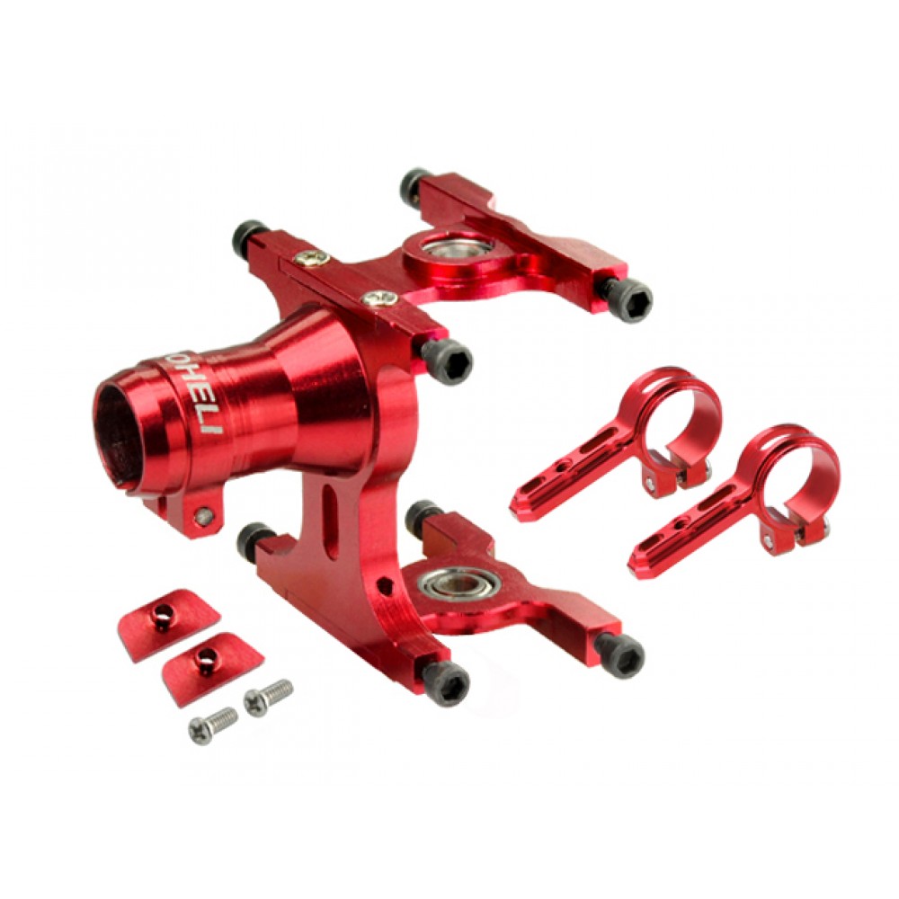 Aluminum Tail Boom/Servo Mount set (RED) - BLADE 180 CFX