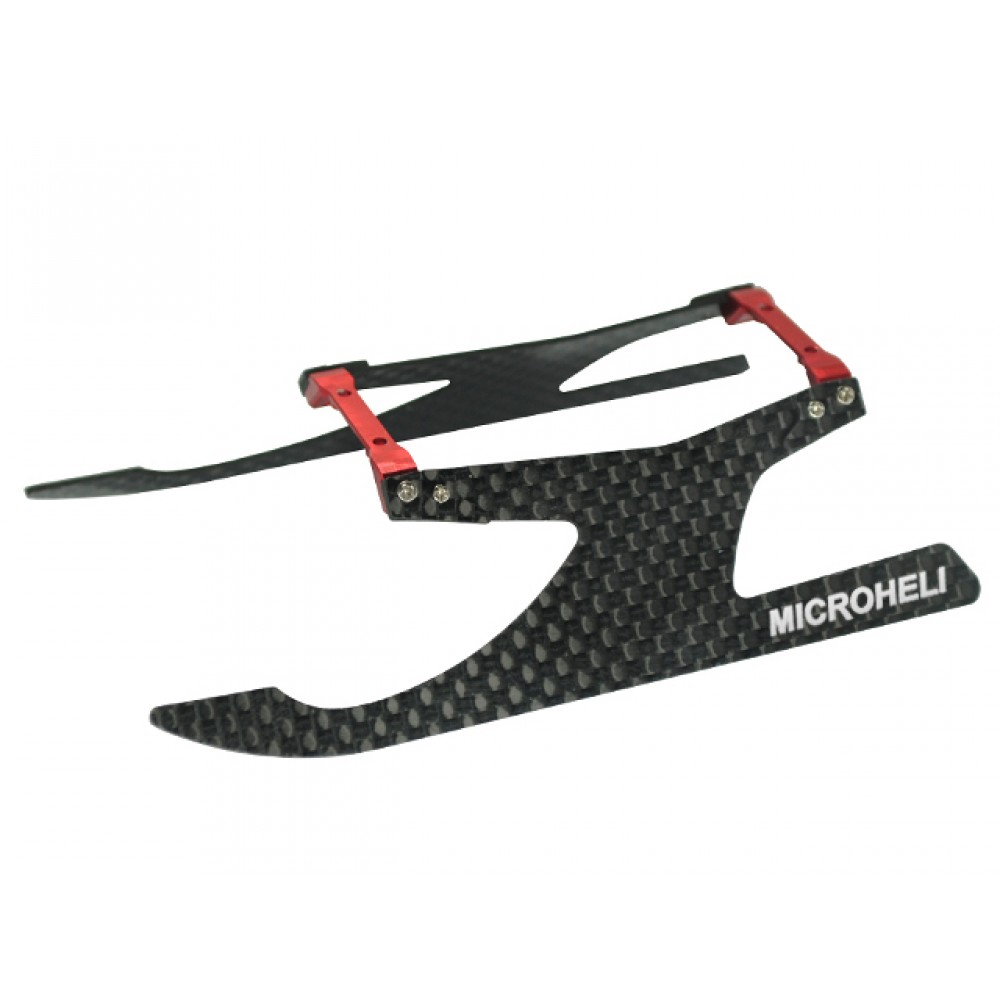 Aluminum/Carbon Fiber Landing Gear "I" Style (RED) - BLADE 180 CFX / 150 S / Smart