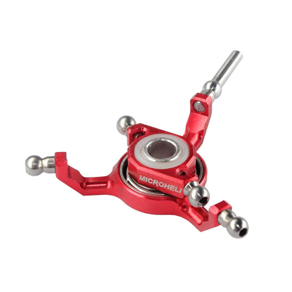 Precision CNC Titanium X Swashplate (RED) - BLADE 180 CFX / FUSION 180 / 150 S / Smart