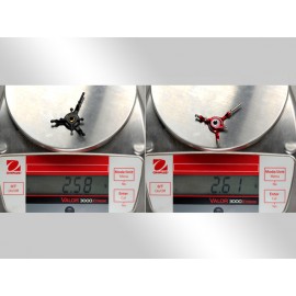 Precision CNC Titanium X Swashplate (RED) - BLADE 180 CFX / FUSION 180 / 150 S / Smart