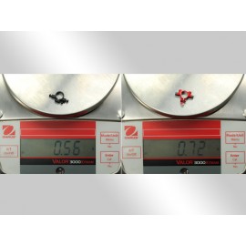 Aluminum Tail Boom Support Mount (RED) - BLADE 180 CFX