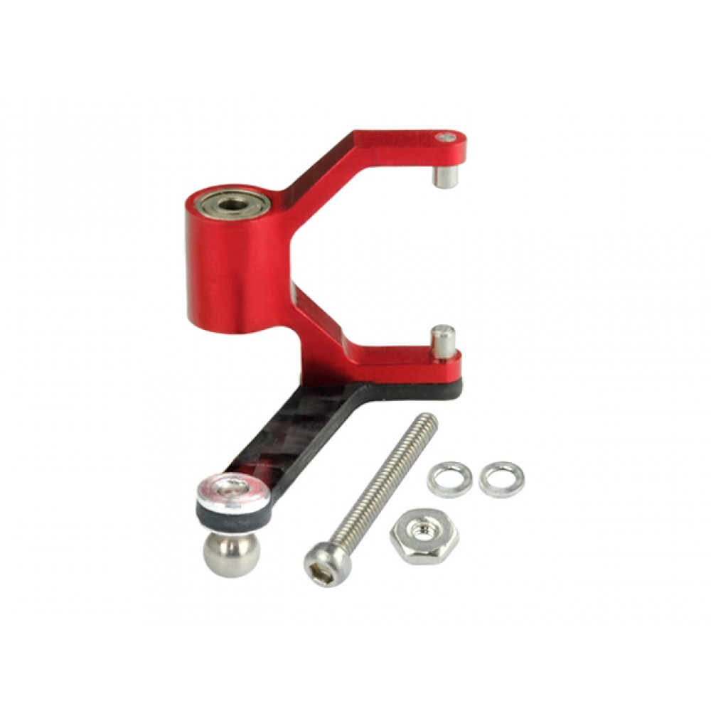 7075 Aluminum/Carbon Fiber Tail Pitch Lever (RED) - BLADE 180 CFX