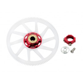 CNC Delrin Main Gear w/ Auto-Rotation Hub set (RED) (for MH-18FX067X series)