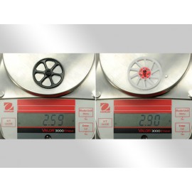 CNC Delrin Main Gear w/ Adjustable Hub set (RED) - BLADE 180 CFX / 150 S / Smart