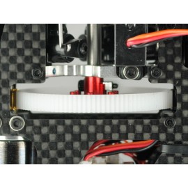 CNC Delrin Main Gear w/ Adjustable Hub set (RED) - BLADE 180 CFX / 150 S / Smart
