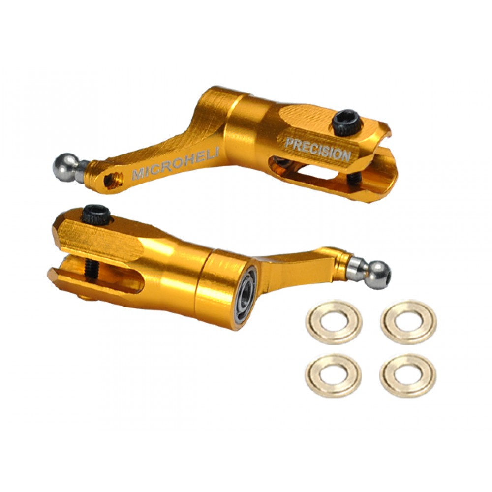 7075 AL Main Blade Grip w/ Thrust Bearing/Titanium Ball (G) - BLADE 180 CFX / 150 S / Smart