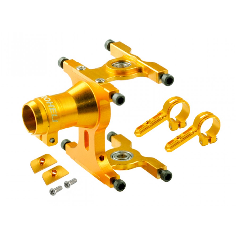 Aluminum Tail Boom/Servo Mount set (GOLD) - BLADE 180 CFX