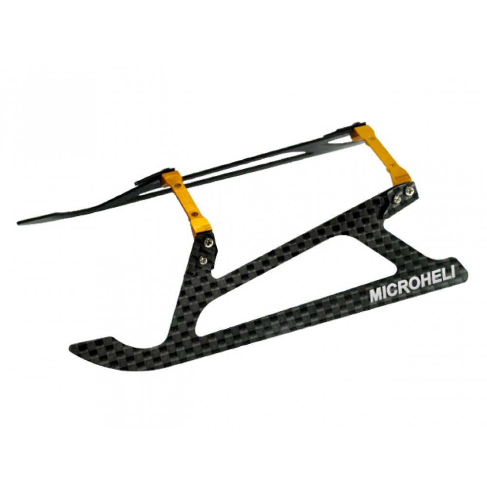 Aluminum/Carbon Fiber Landing Gear "D" Style (GOLD) - BLADE 180 CFX / 150 S / Smart