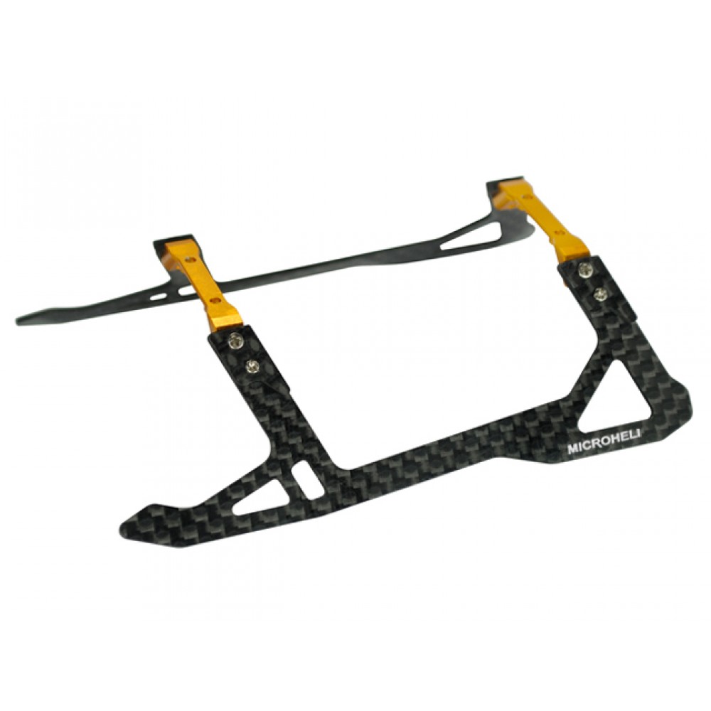 Aluminum/Carbon Fiber Landing Gear "F" Style (GOLD) - BLADE 180 CFX / 150 S / Smart