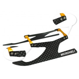 Aluminum/Carbon Fiber Landing Gear "I" Style (GOLD) - BLADE 180 CFX / 150 S / Smart