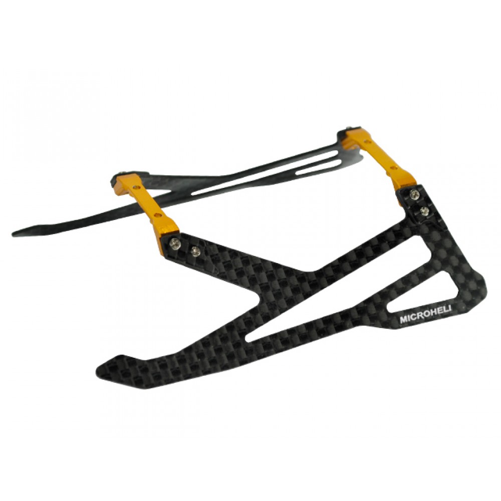 Aluminum/Carbon Fiber Landing Gear "Y" Style (GOLD) - BLADE 180 CFX / 150 S / Smart