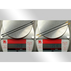 Aluminum/Carbon Tail Boom Support set (GOLD) - BLADE 180 CFX