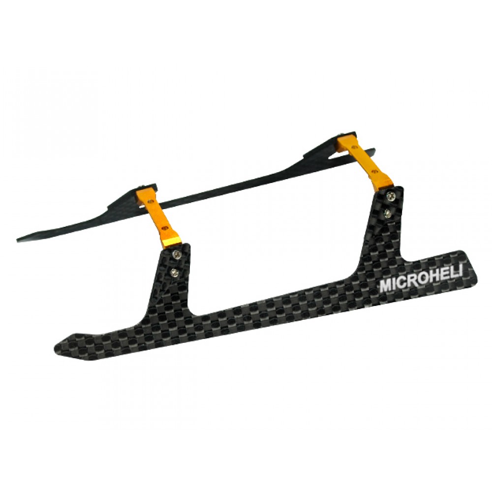 Low Profile Carbon Fiber Landing Gear "U" Style (GOLD) - BLADE 180 CFX / 150 S / Smart