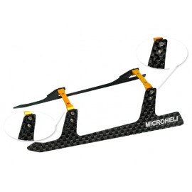 Low Profile Carbon Fiber Landing Gear "U" Style (GOLD) - BLADE 180 CFX / 150 S / Smart