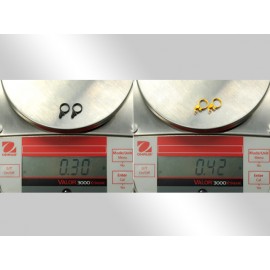 Aluminum Tail Push Rod Support (GOLD) - BLADE 180 CFX