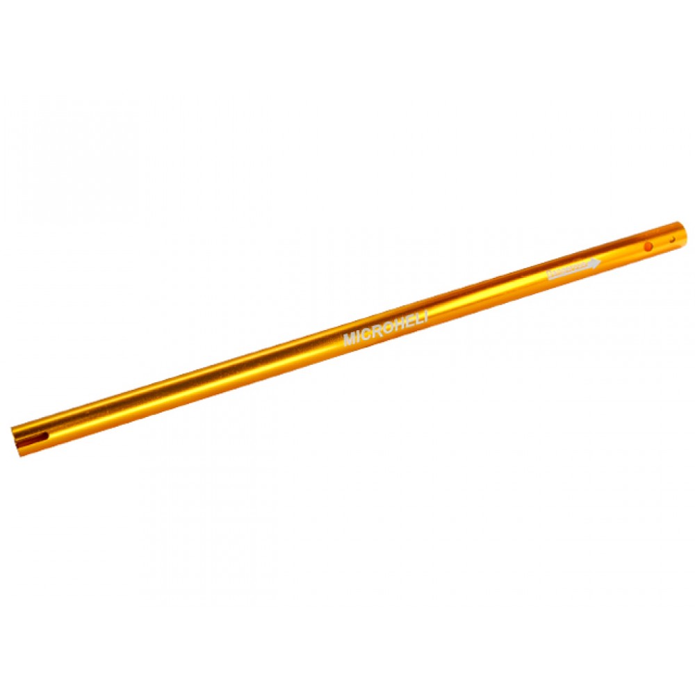CNC AL Tail Boom (GOLD) (for MH Pulley/Timing Belt Conversion series)