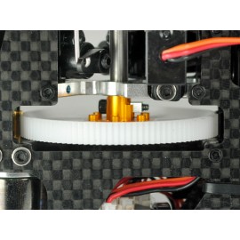 CNC Delrin Main Gear w/ Adjustable Hub set (GOLD) - BLADE 180 CFX / 150 S / Smart