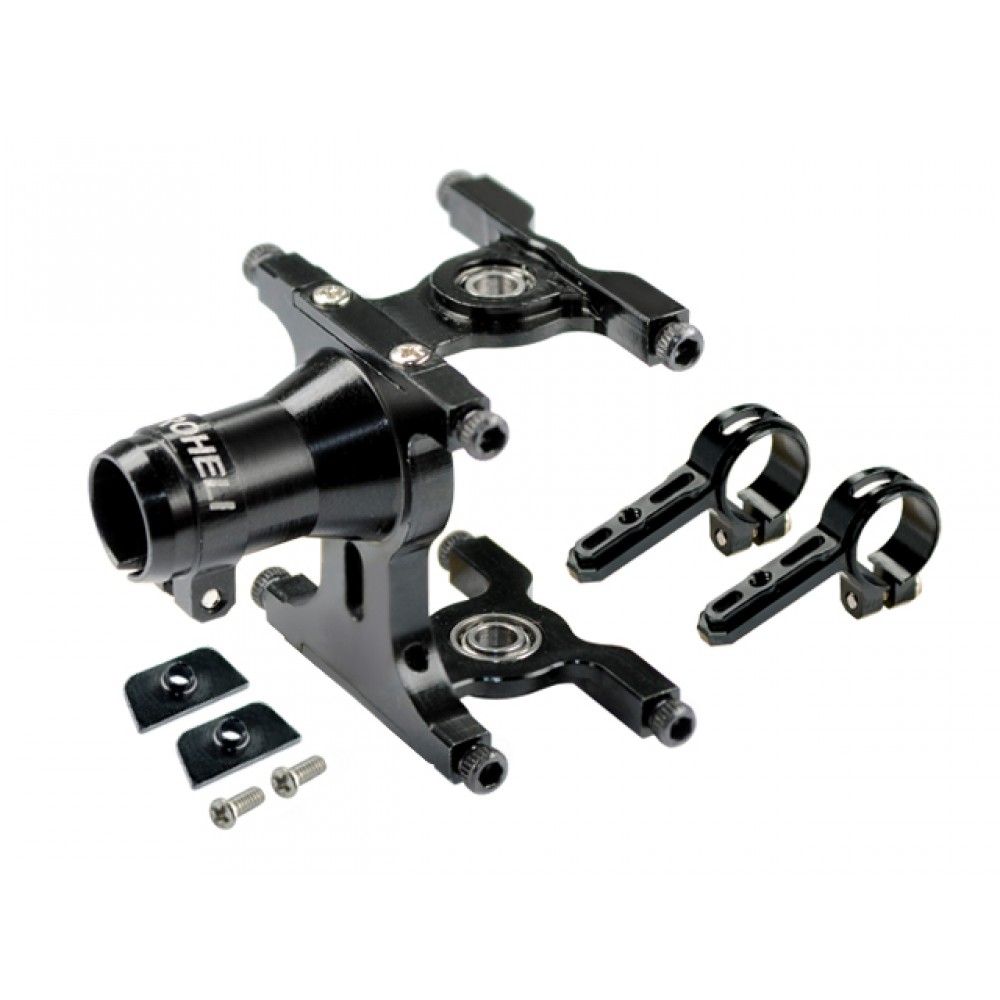 Aluminum Tail Boom/Servo Mount set (BLACK) - BLADE 180 CFX