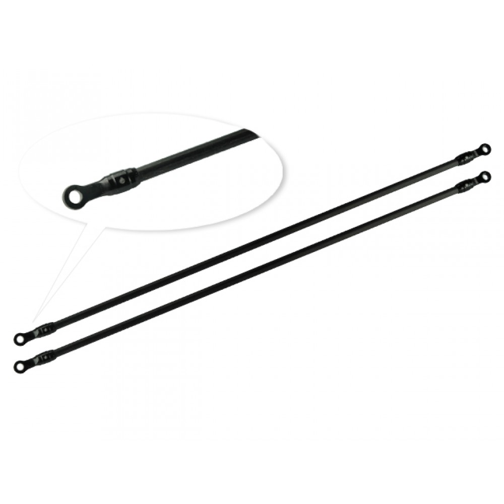 Aluminum/Carbon Tail Boom Support set (BLACK) - BLADE 180 CFX