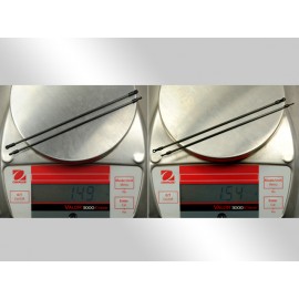 Aluminum/Carbon Tail Boom Support set (BLACK) - BLADE 180 CFX