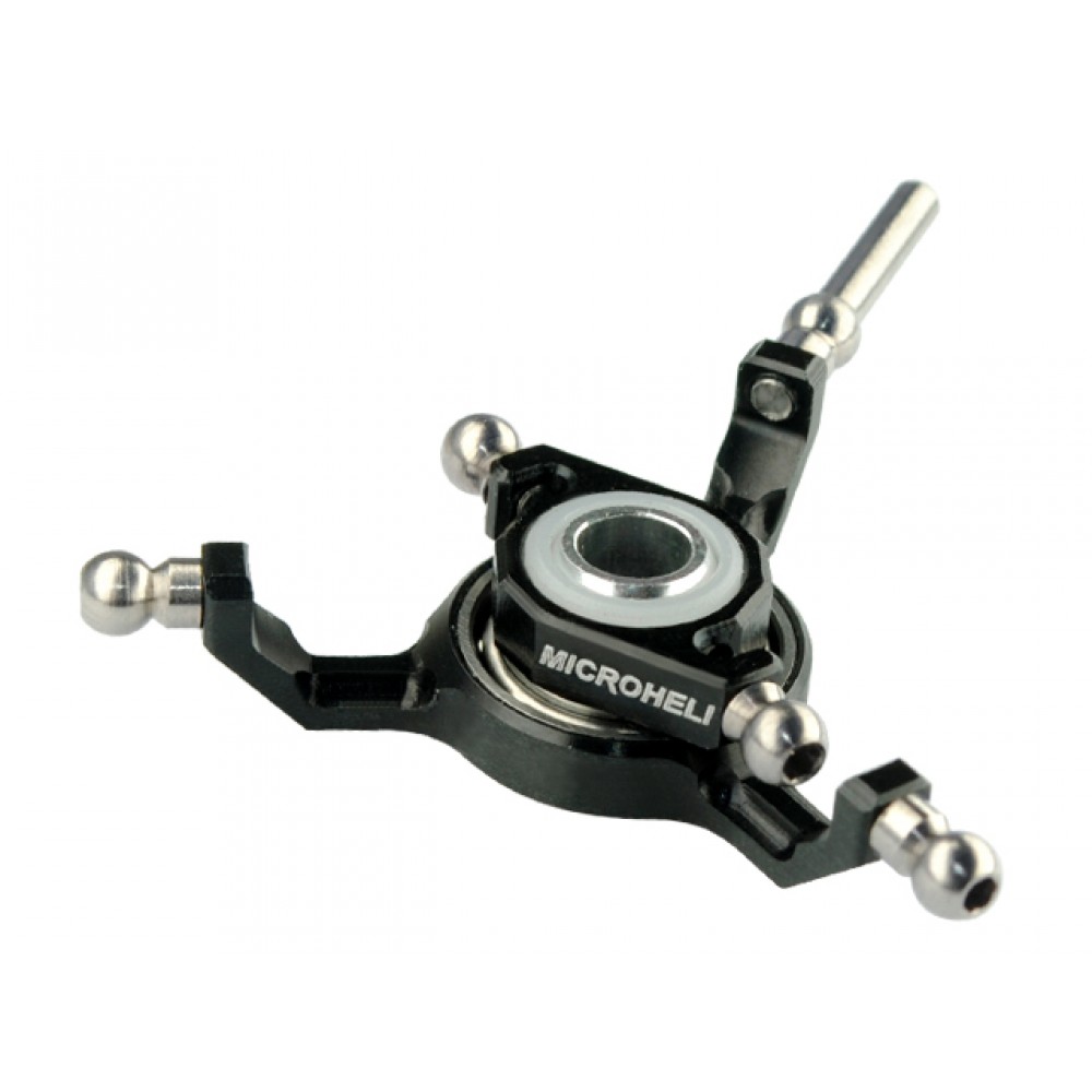 Precision CNC Titanium X Swashplate (BLACK) - BLADE 180 CFX / FUSION 180 / 150 S / Smart