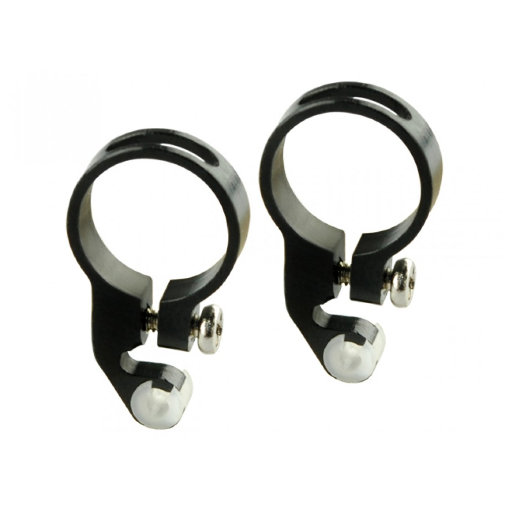 Aluminum Tail Push Rod Support (BLACK) - BLADE 180 CFX