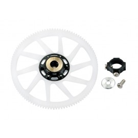 CNC Delrin Main Gear w/ Auto-Rotation Hub set (BLACK) (for MH-18FX067X series)