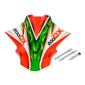 Airbrush Fiberglass Rocket Canopy (for MH Quadcopter Kit)