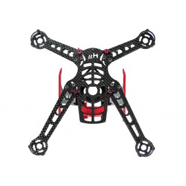 CNC Aluminum/Carbon Fiber Quadcopter Frame Kit (RED) - BLADE 200 QX 