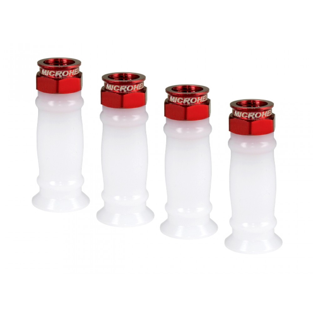 Aluminum/Delrin Landing Gear (RED) - BLADE 200 QX