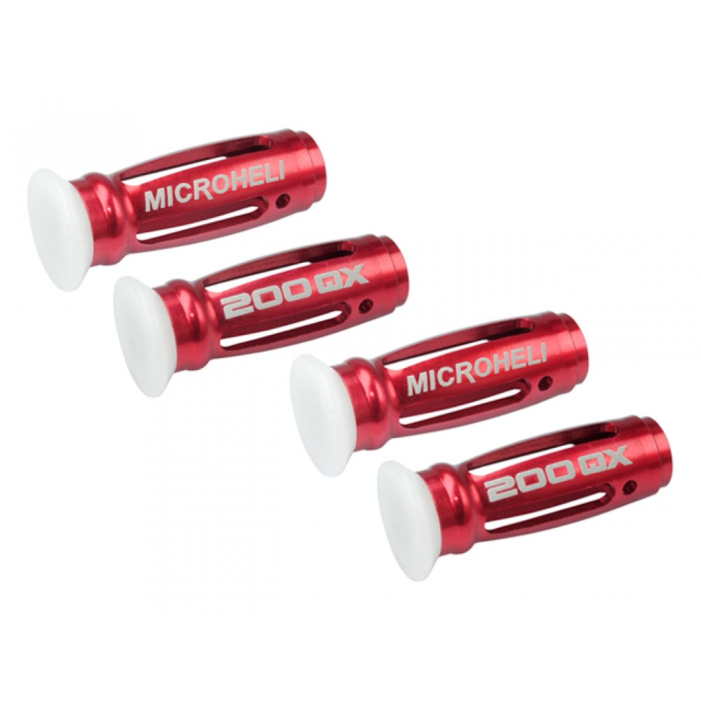 Aluminum Landing Gear (RED) - BLADE 200 QX