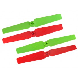 Plastic 3D Propeller 4530 CW/CCW set (GREEN-RED) - BLADE 200 QX