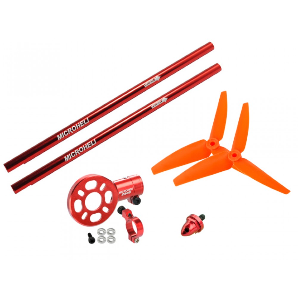 CNC Blade 200 S Tail Power package (RED) - BLADE 200 S